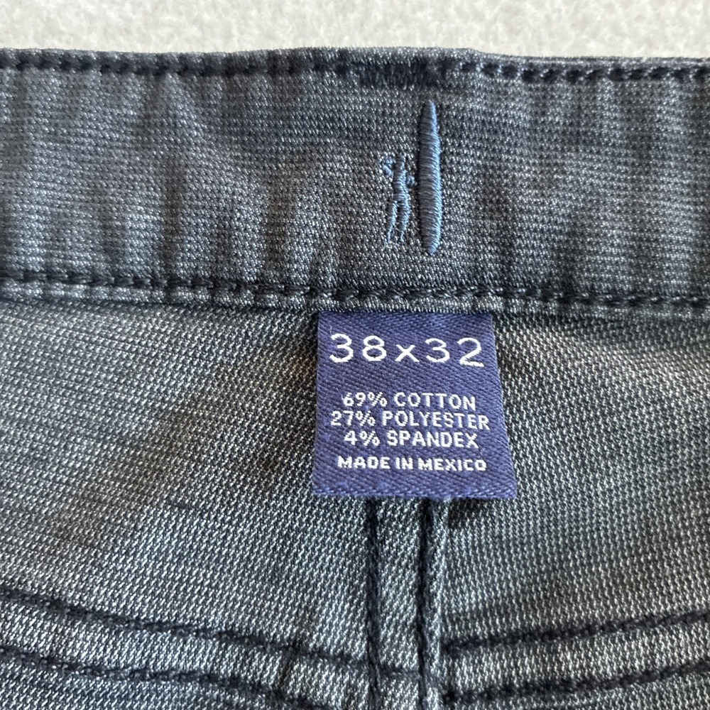 Johnnie O Atlas Lightweight Stretch 5-Pocket Pant 38x32 Navy Preppy Business - Picture 6 of 15